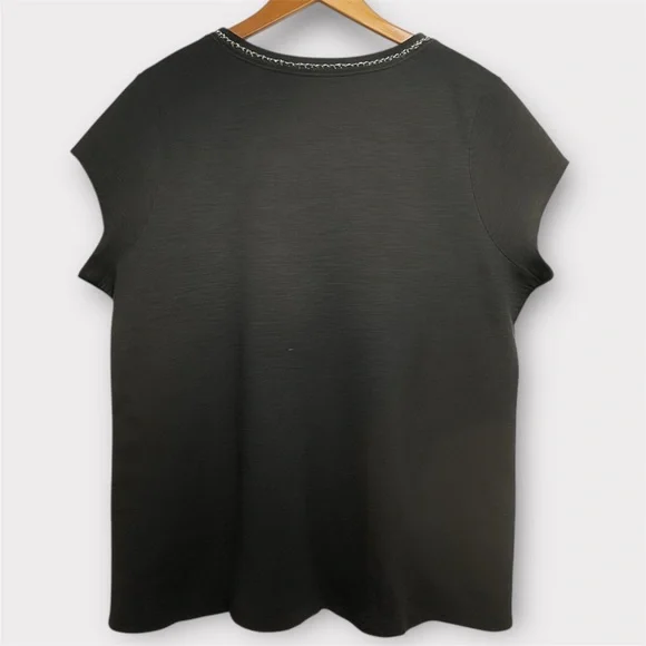 Talbots Embroidered Top - Picture 3 of 7